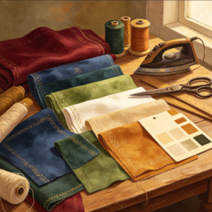 Dyed Fabric: Color Code Comparison